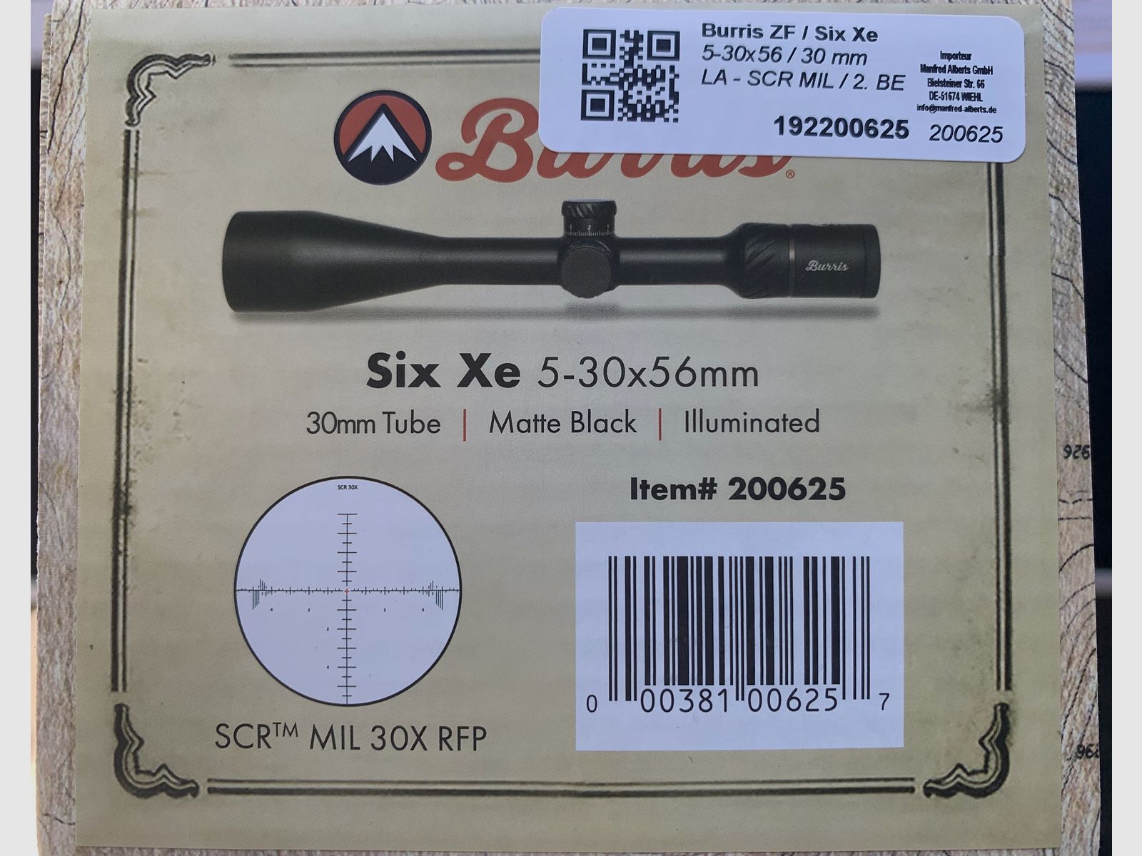 Burris Six Xe 5-30x56
