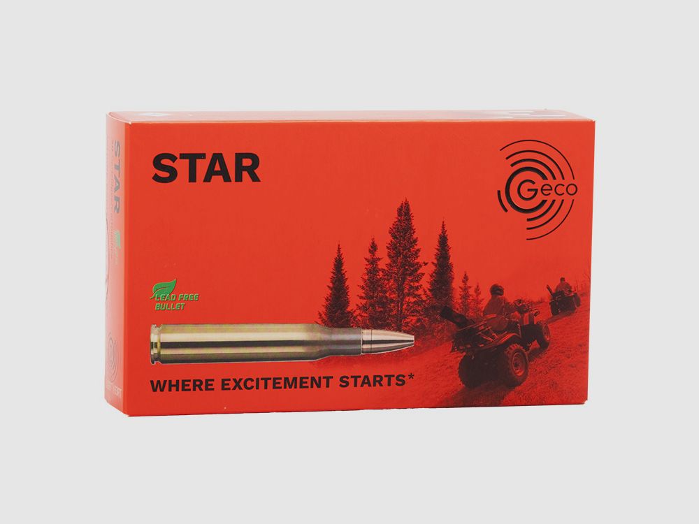 Geco 7X64 STAR 9,1g/140grs Büchsenpatronen Bleifrei