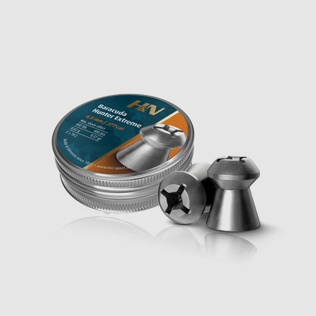 H&N Baracuda Hunter Extreme 4,5mm / 0,62 g / 400 szt., zdjęcie 1 z 2