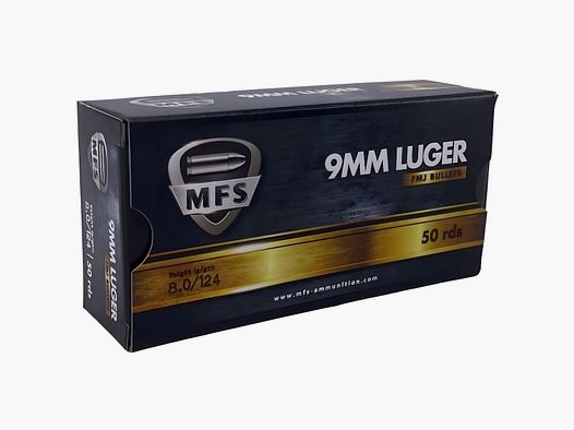 9x19 MFS FMJ 124gr/8g