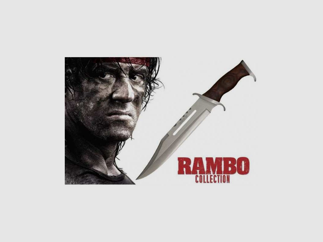 Rambo 3 First Blood Part III Deluxe Bowie Messer Premium Edition