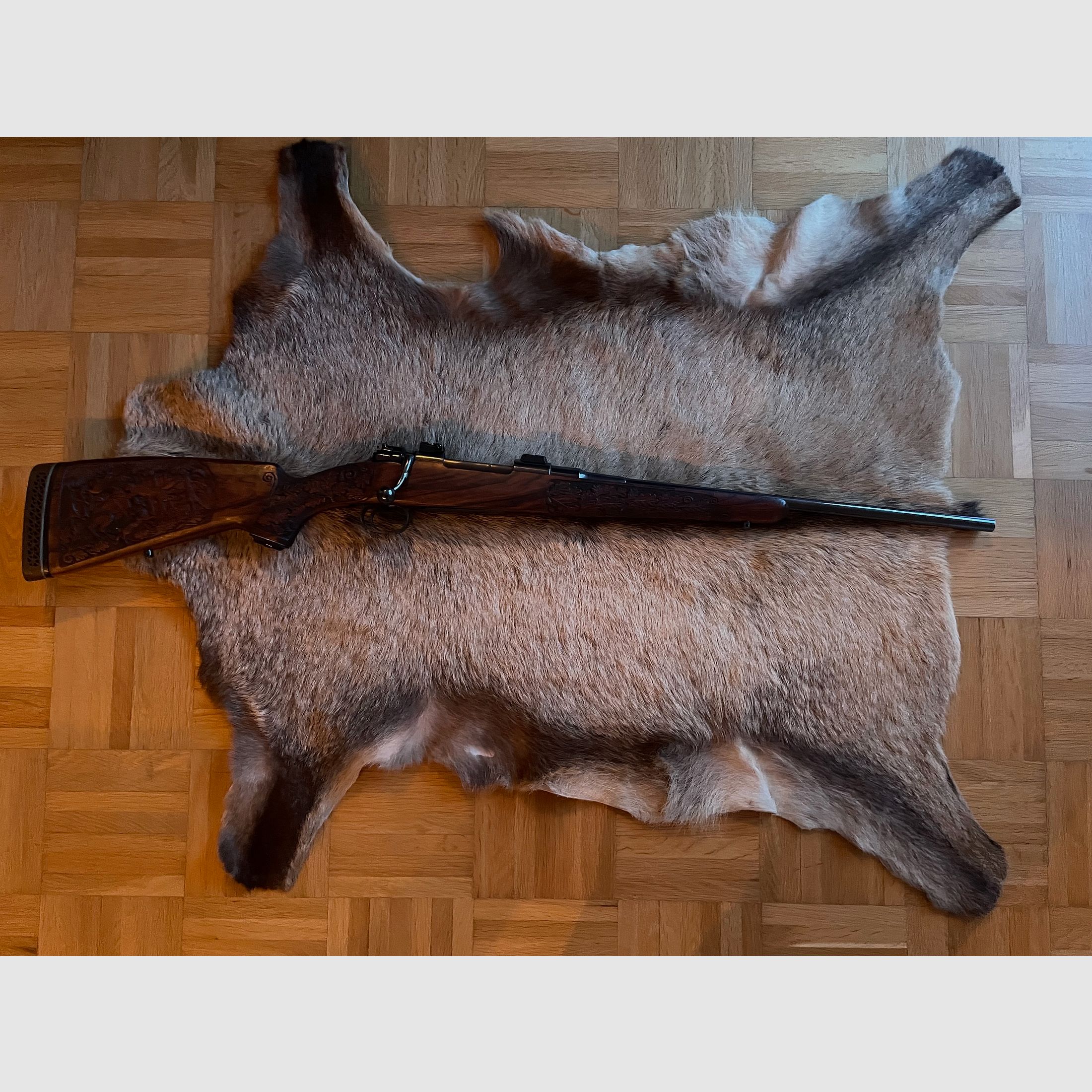 Mauser 98 en .308 découpes de crosse