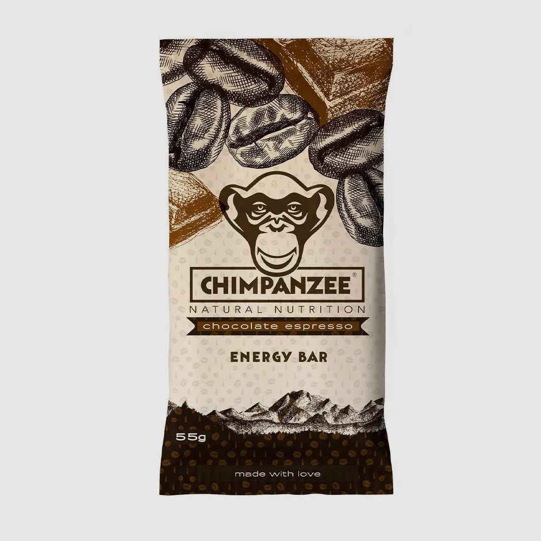 Chimpanzee Chimpanzee Riegel Energy Bar Schokolade Espresso