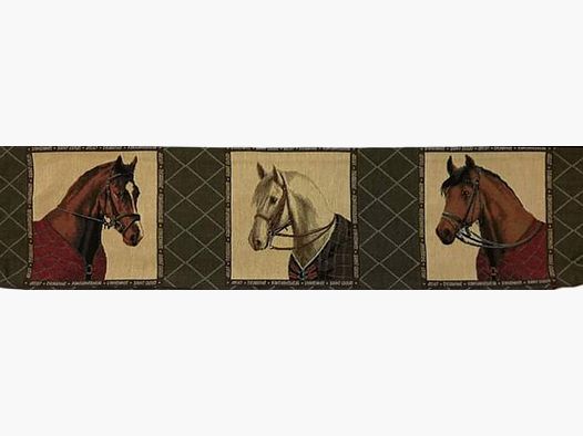 Lovergreen Taschen und Trvorleger und Abtreter Motiv Zugluftstopper Pferdekpfe