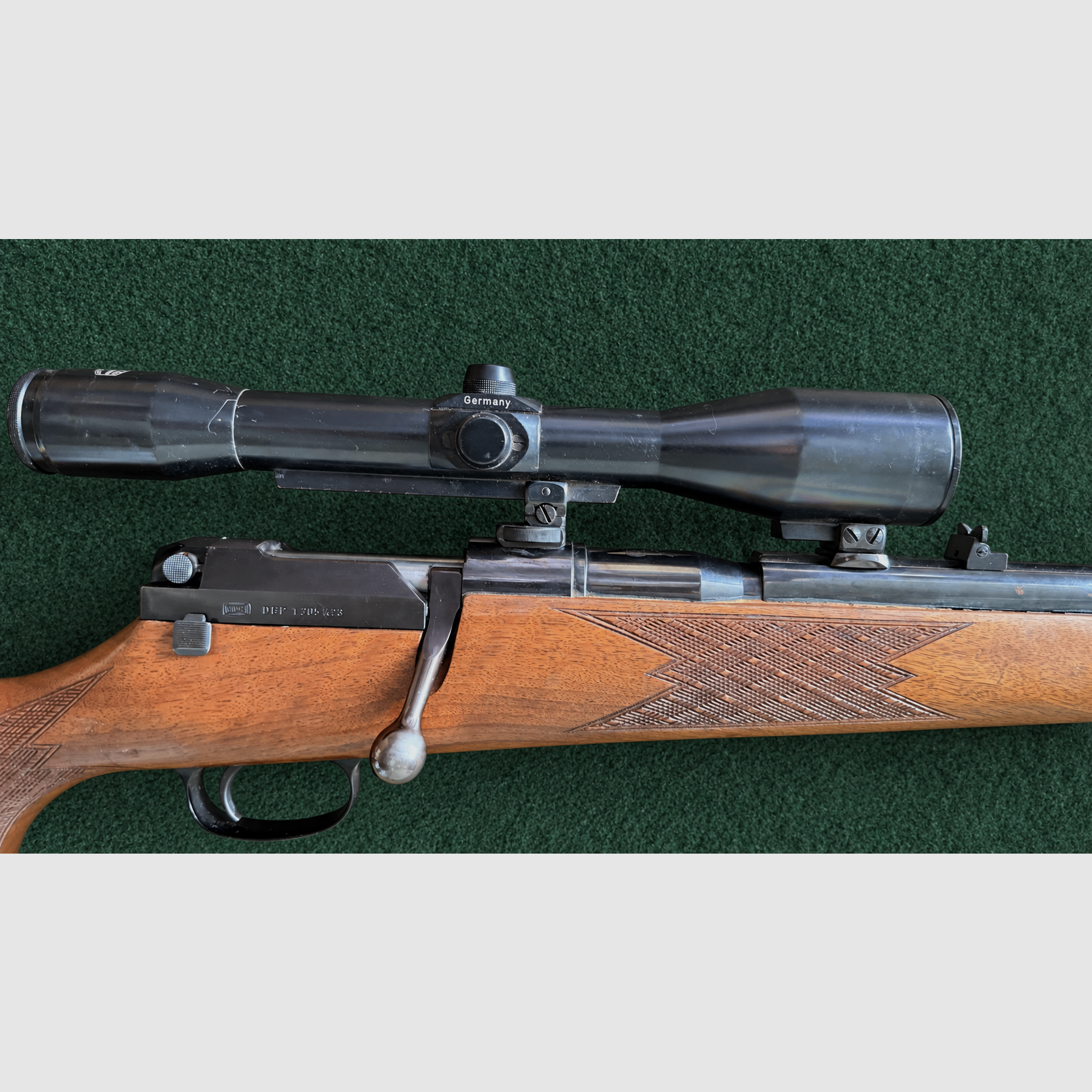 Mauser Modell 66 bolt-action rifle .375 H&H Magnum with Schmidt & Bender 6×42 scope, zdjęcie 8 z 11