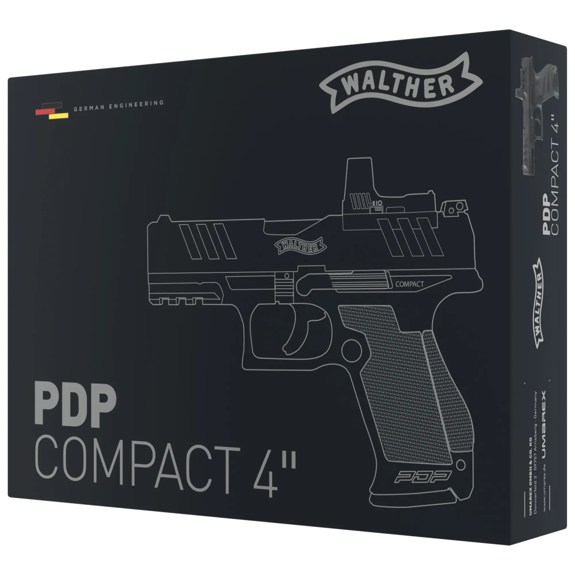 Walther CO² Pistolet PDP Compact 4" Zestaw, zdjęcie 5 z 6