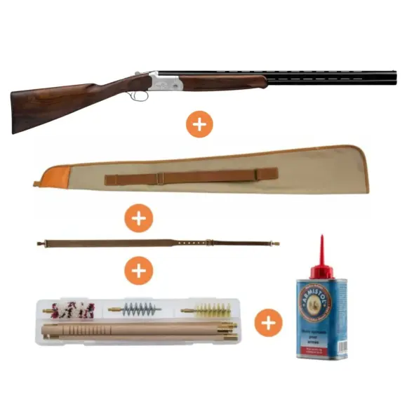 Pack Fusil Yildiz Superposé Calibre 20 Crosse Anglaise