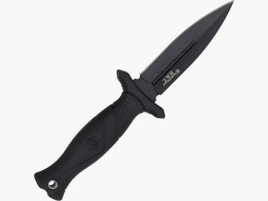 HRT Stiletto dagger with black coated blade