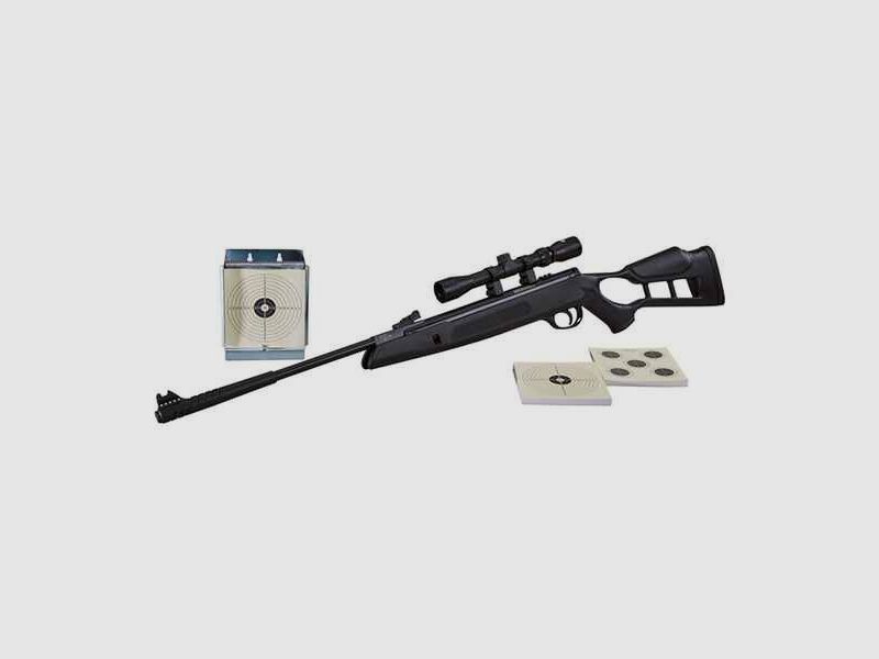 Luftgewehr Set Mercury Chili Kunststofflochschaft F Kaliber 4,5mm mit Zielfernrohr