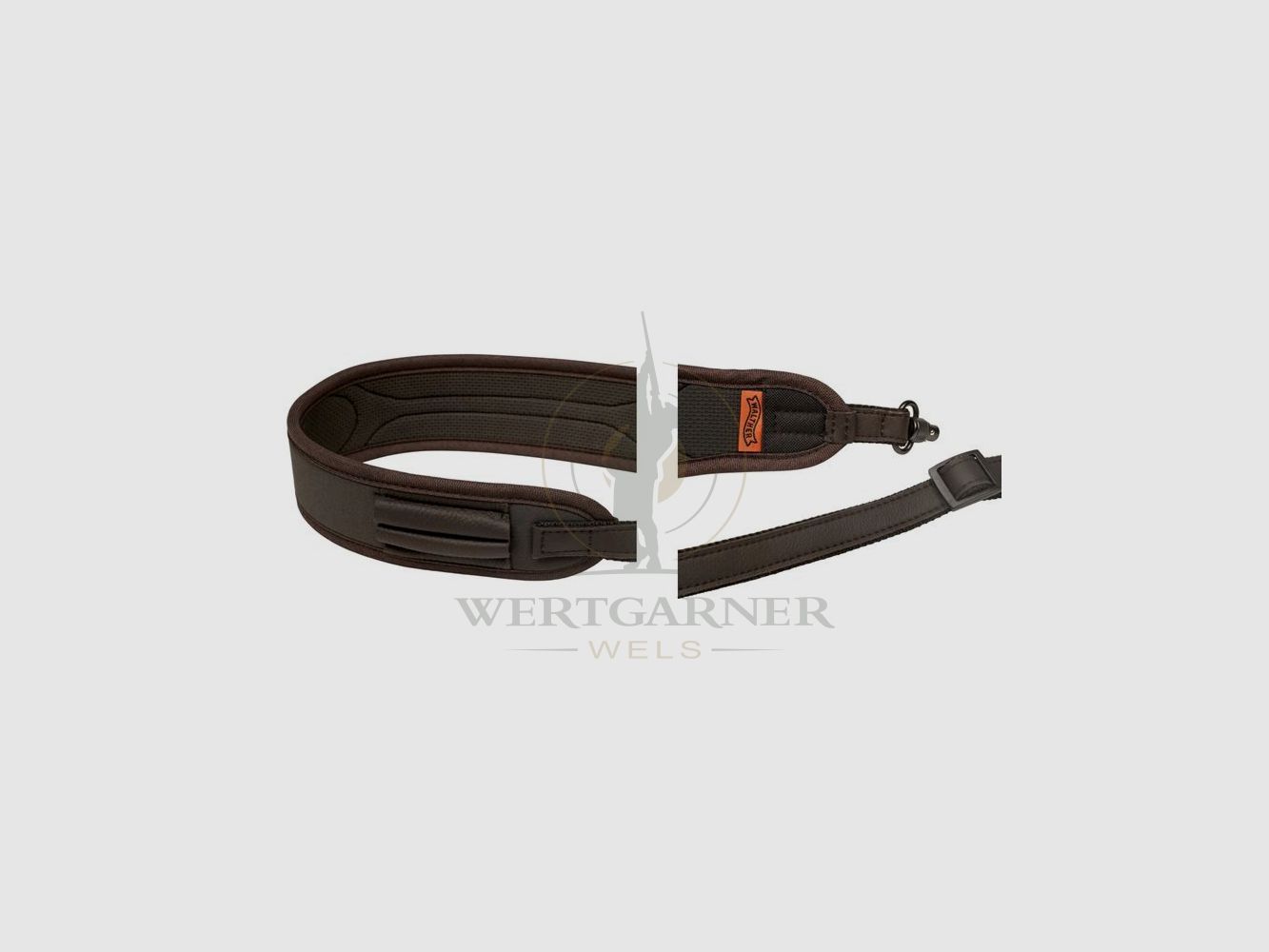 Walther RS3 Gewehrriemen, Anthrazit-Leder, Bild 1 von 2