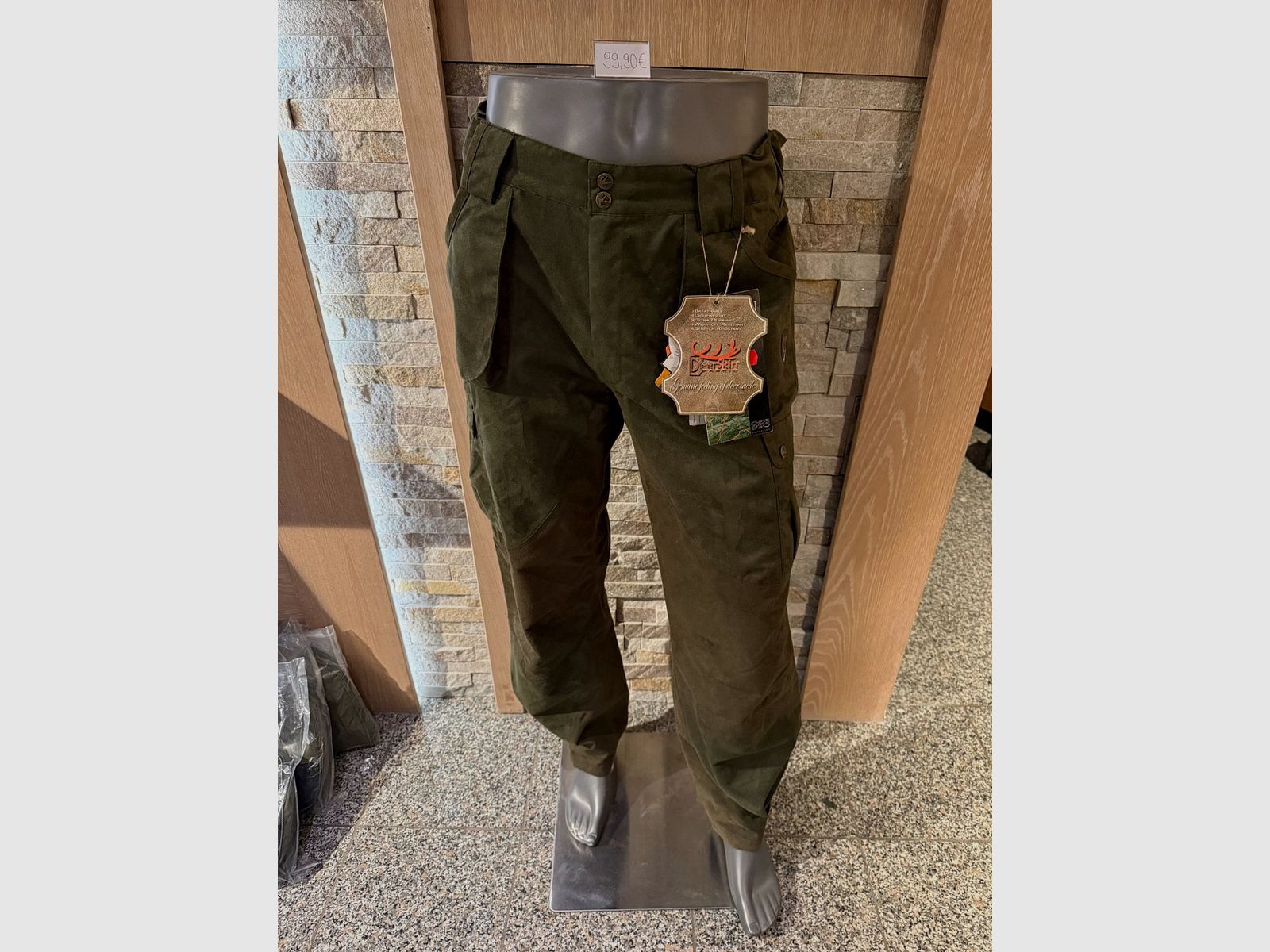 Pantalon de chasse Hillman en cuir de cerf - absolument silencieux !!