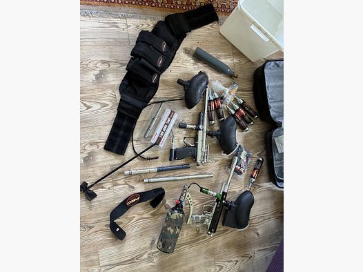 Paintball Makierer und Zubehör Konvolut