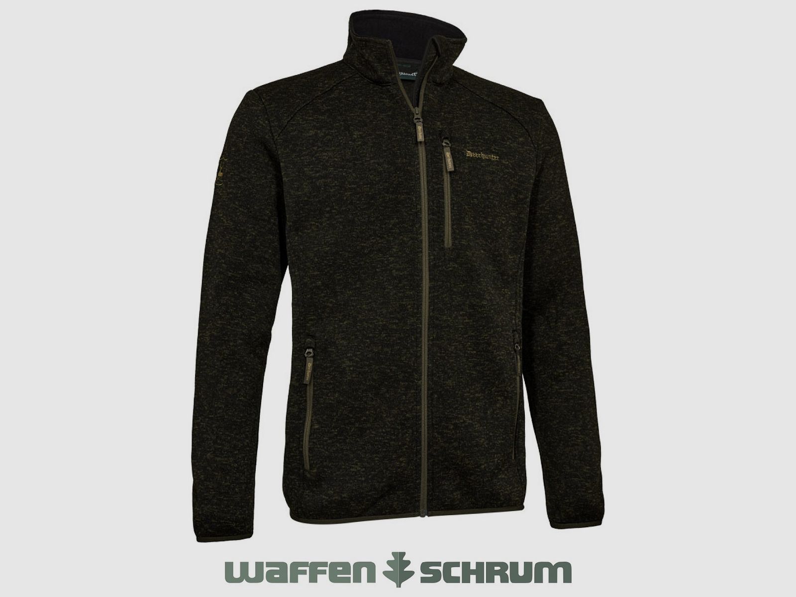 Deerhunter Fleece Jacket Moor Knitted
