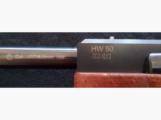 Break barrel air rifle Weihrauch HW 50 S FO beech stock caliber 4.5 mm (P18