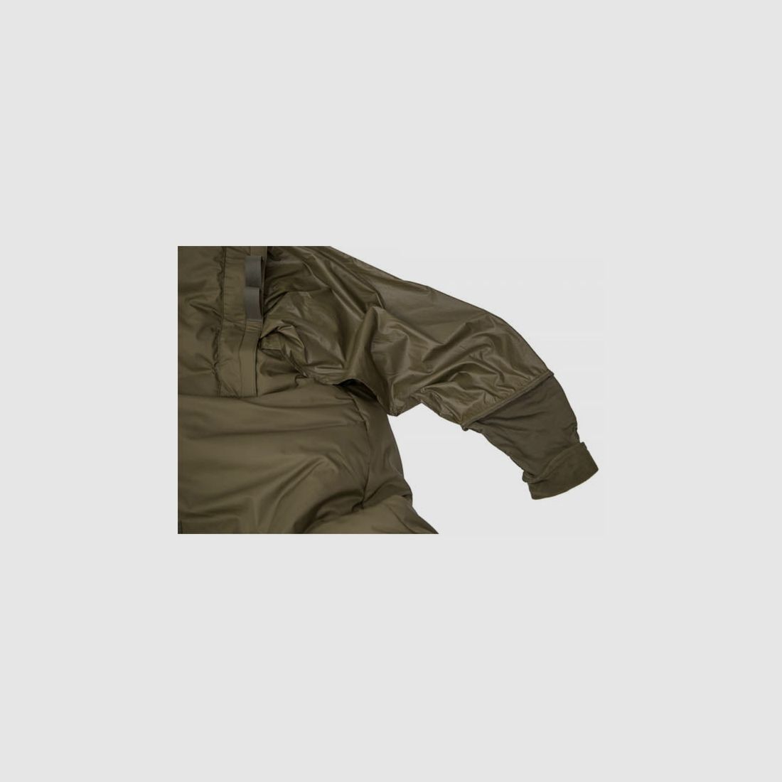 Synthetic sleeping bag SURVIVAL ONE, size L up to body height 200cm zipper center, olive, image 7 of 10