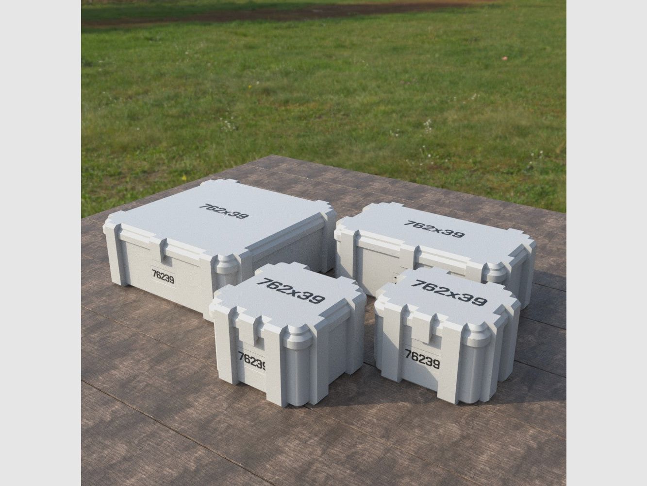 Filamelt Munitionsbox / Ammo Box 7.62x39 – Patronenbox ‘Klappdeckel’ – 20 / 25 / 50 / 100 Runden