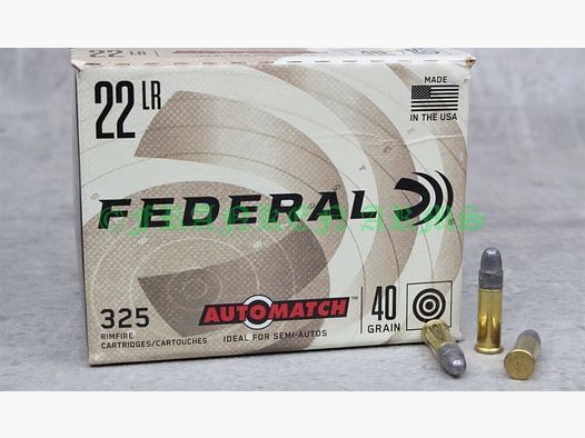 Federale AUTOMATCH .22 l.r. 40gr. 2,59g 325Stuks Staffelkortingen