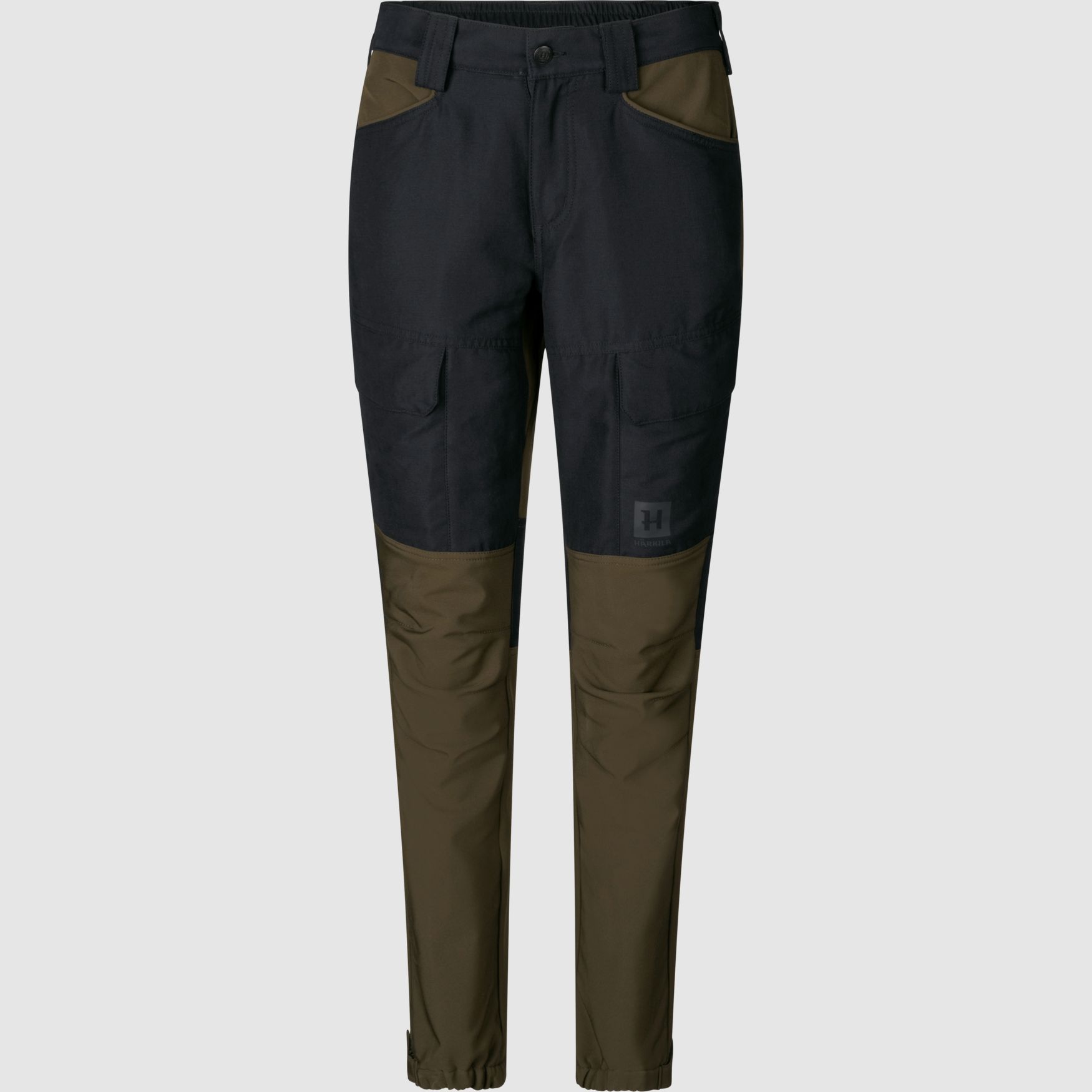 Härkila Scandinavian Trousers Women Willow Green/Deep Well Purple 44/32"
