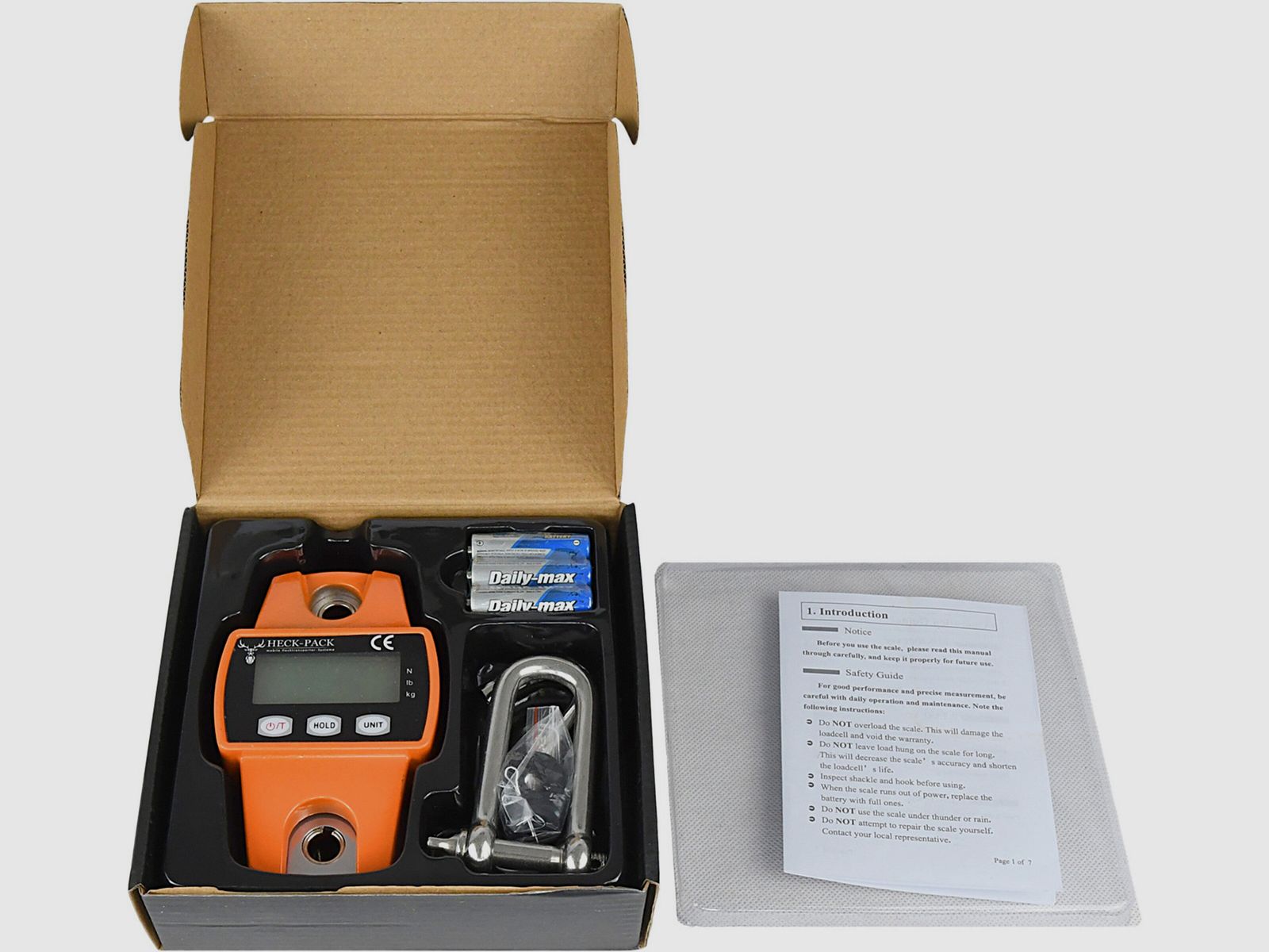 Heck-Pack Bilancia Digitale per Caccia