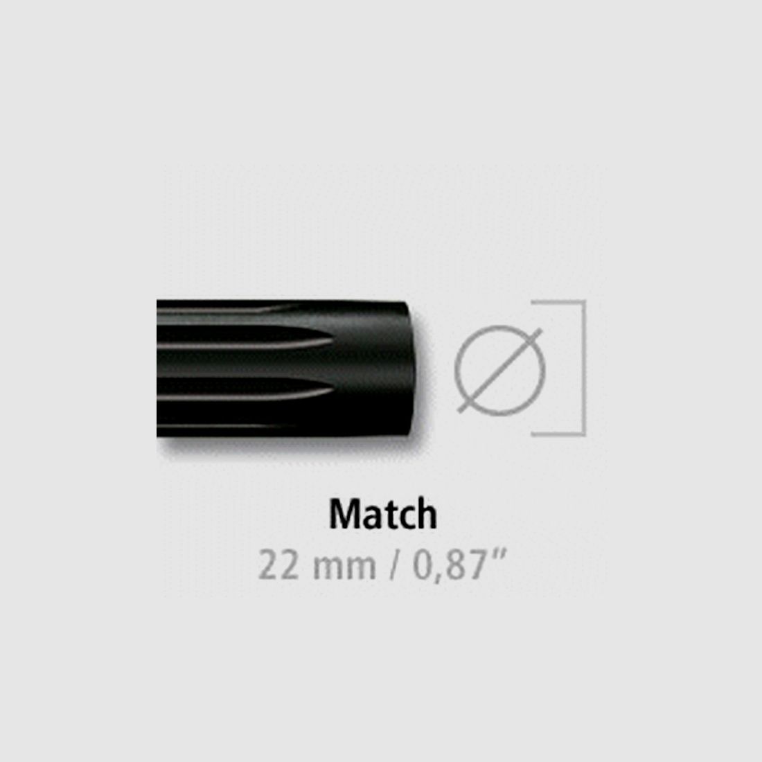Lauf Blaser R8 Jagdmatch 223Rem Gewinde o. Visierung
