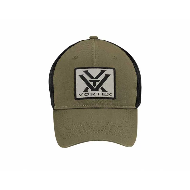 Czapka z daszkiem Vortex Patch Logo oliwkowa, zdjęcie 2 z 3