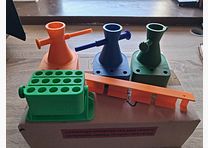 Pulvertriggler - cartridge holder - cleaning rod holder (lot)