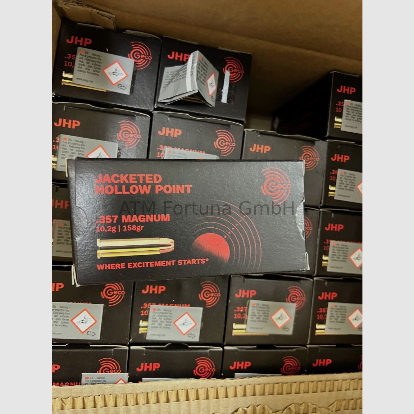 GECO .357 Magnum Hohlspitz 10,2g/158grs., Bild 1 von 2