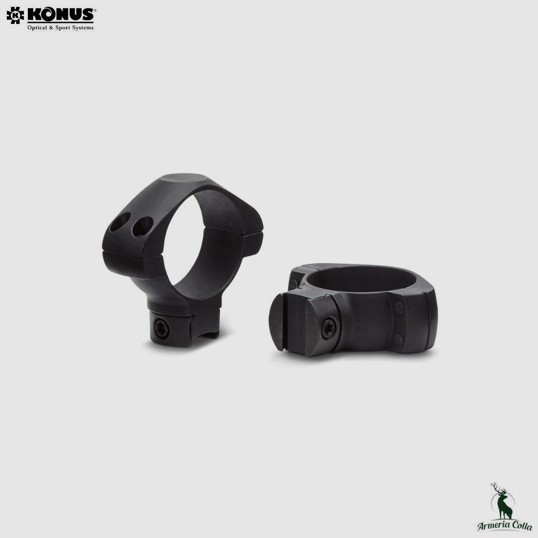 Konus Middelste Ringen van Staal 25,4 mm voor 11 mm Rail art. 7416, afbeelding 1 van 2