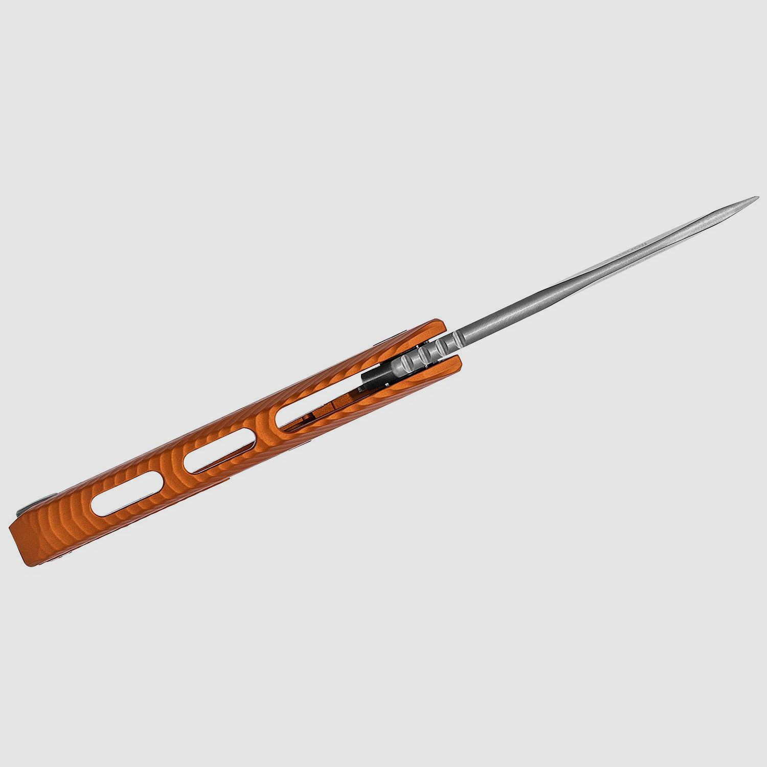 ROK A OS, M390 Satin-Klinge, orangefarbener Aluminiumgriff | 97315