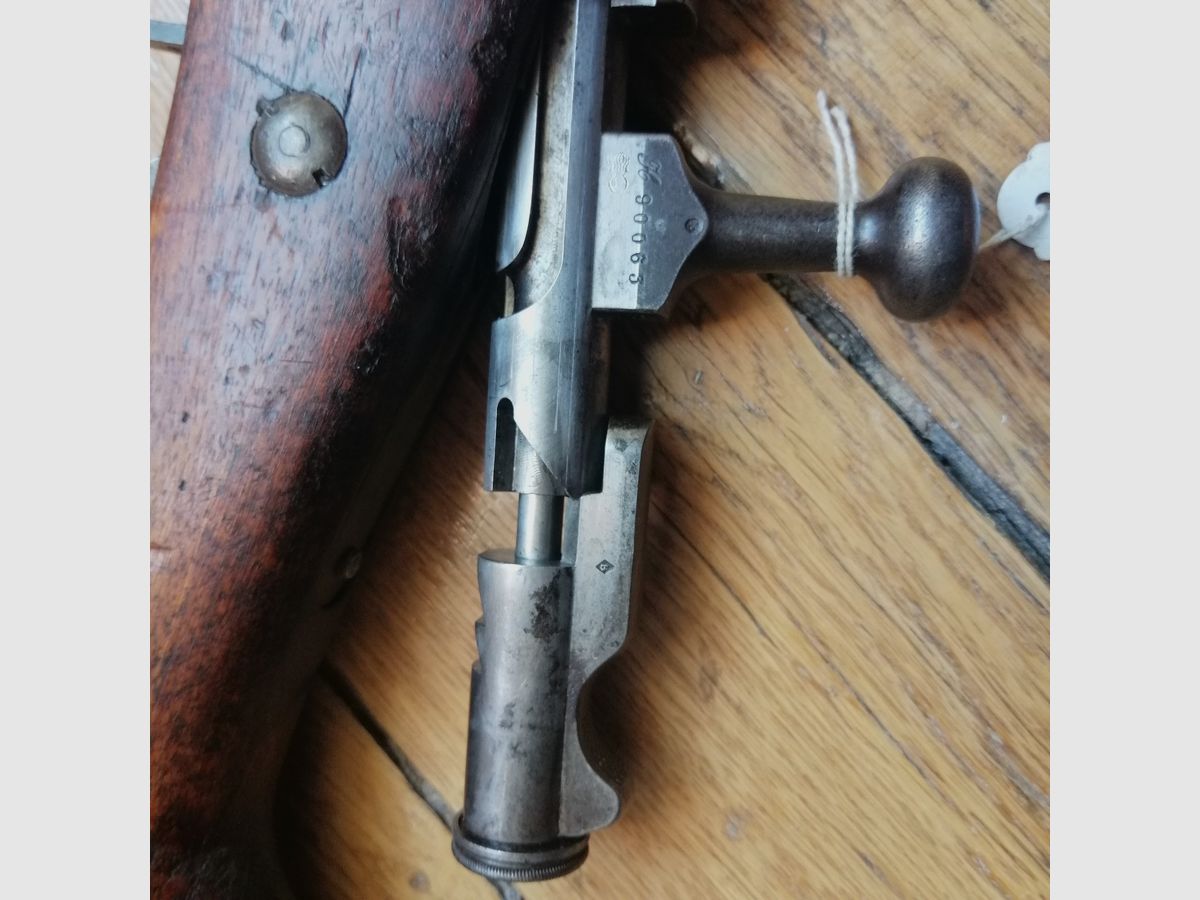Zeldzaam Lebel geweer model 1886 M 93 – enkel serienummer niet gewijzigd sinds augustus 1914 – Kal. 8x51R origineel – TBE, afbeelding 27 van 39