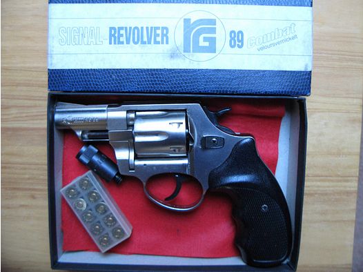 Revolver Röhm RG89 Combat vernickelt