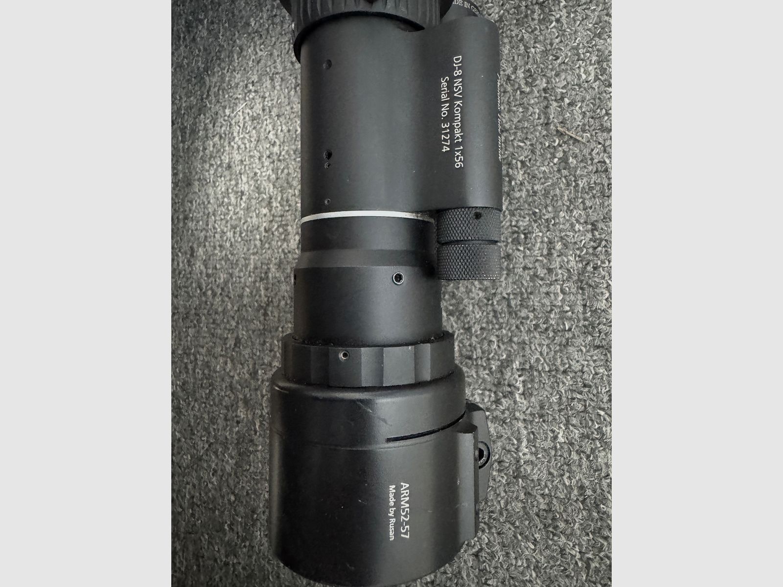 Jahnke DJ-8 NSV 1x56mm con enfoque Phönix y adaptador