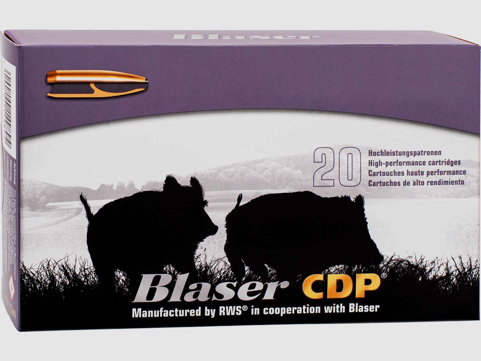 Blaser 9.3x74R CDP 18.5g - 285gr.