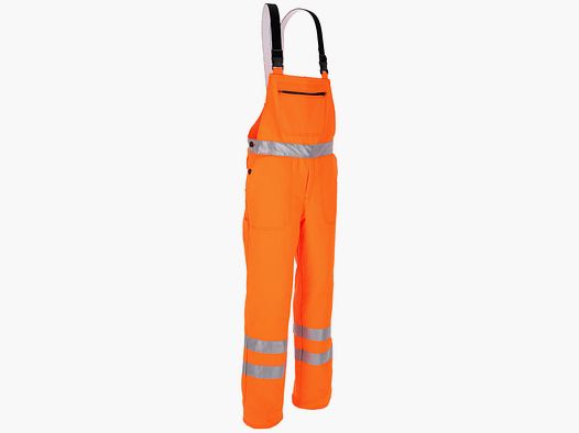 Warning and cut protection bib pants
