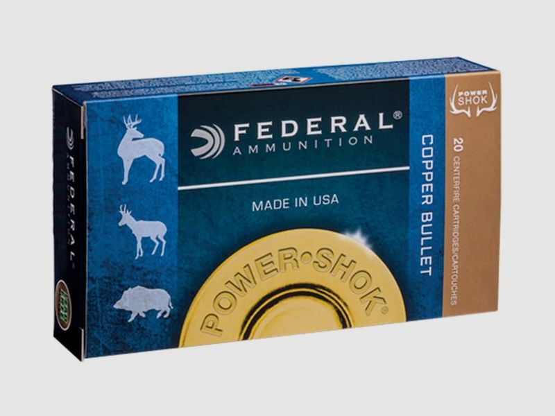 Federal Power-Shok .300 Win. Mag. 180GR Copper HP 20 Patronen