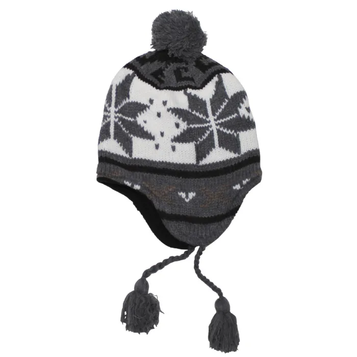 Cappello "Peru Lima", con fleece, bianco/grigio