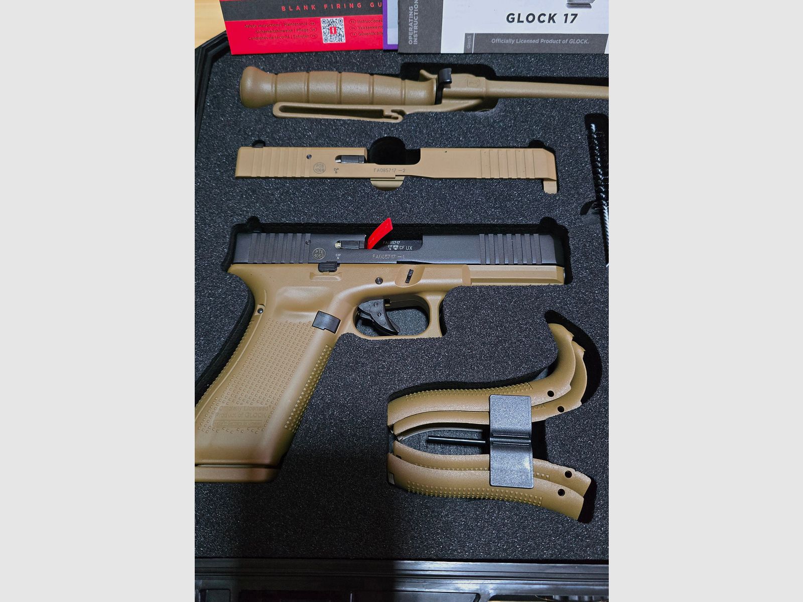 Glock 17 SV steel closure 9mm PAK double set limited 300