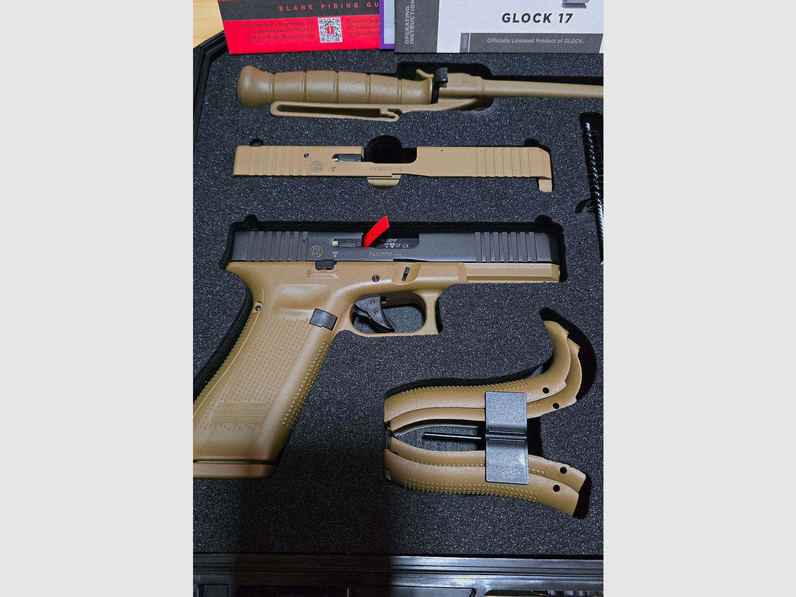 Glock 17 SV Stahlverschluss 9mm PAK Double Set Limitado 300