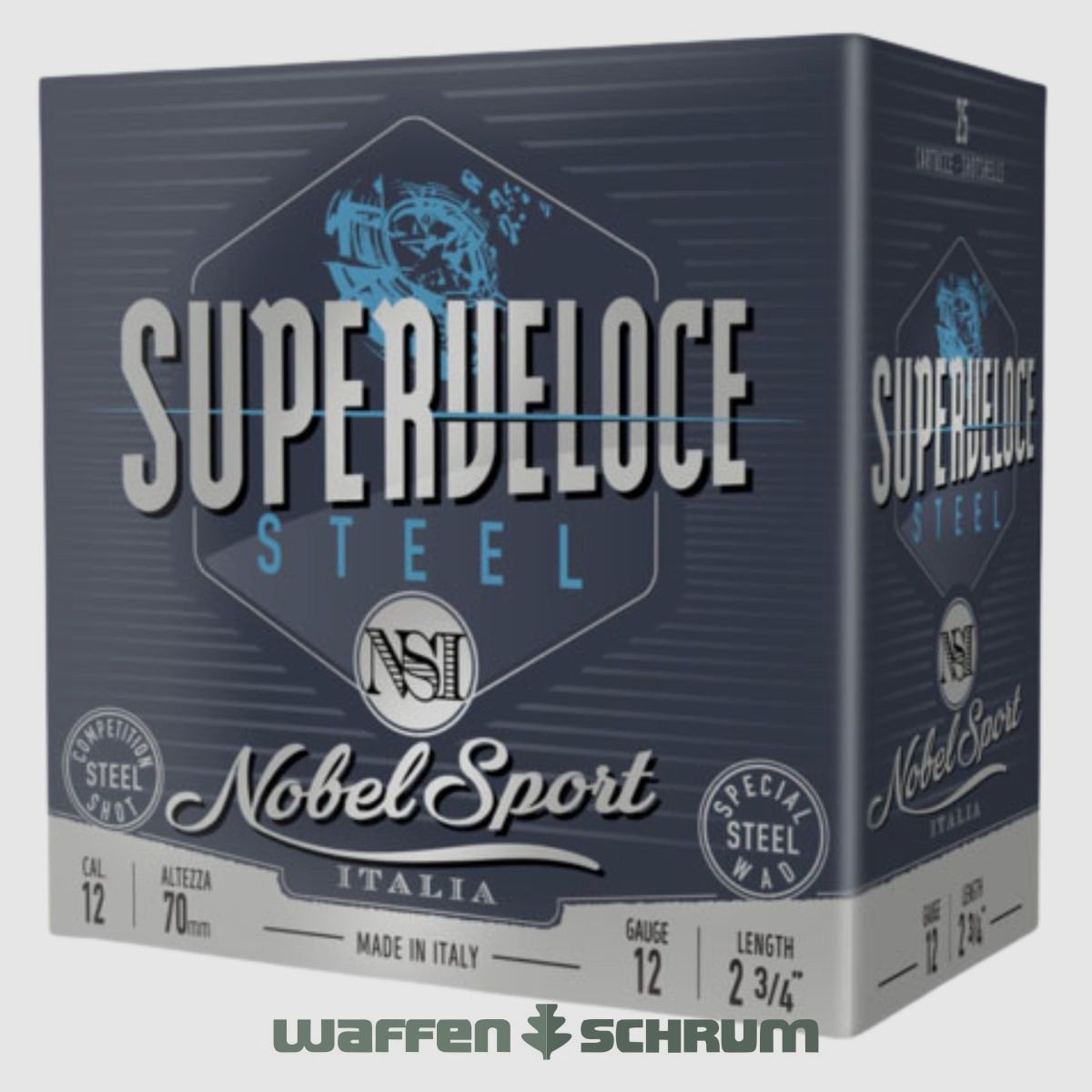 Nobel Sport Italia 12/70 Superveloce Steel Trap T7 2,5mm - 24g