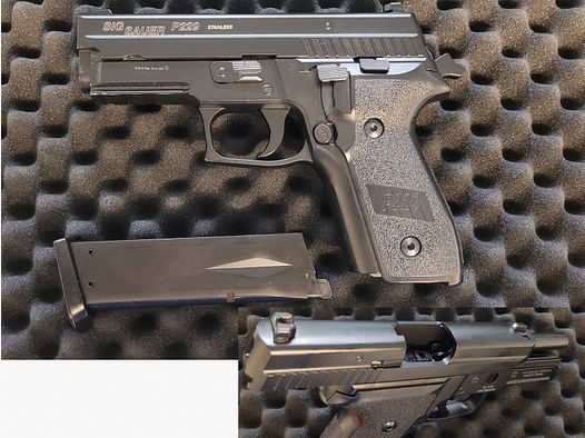 Wie Neu! 90er-Klassik - "Sig Sauer P226 Vollmetall GBB Lizenzversion" von KJ Works -6mm BB schwar