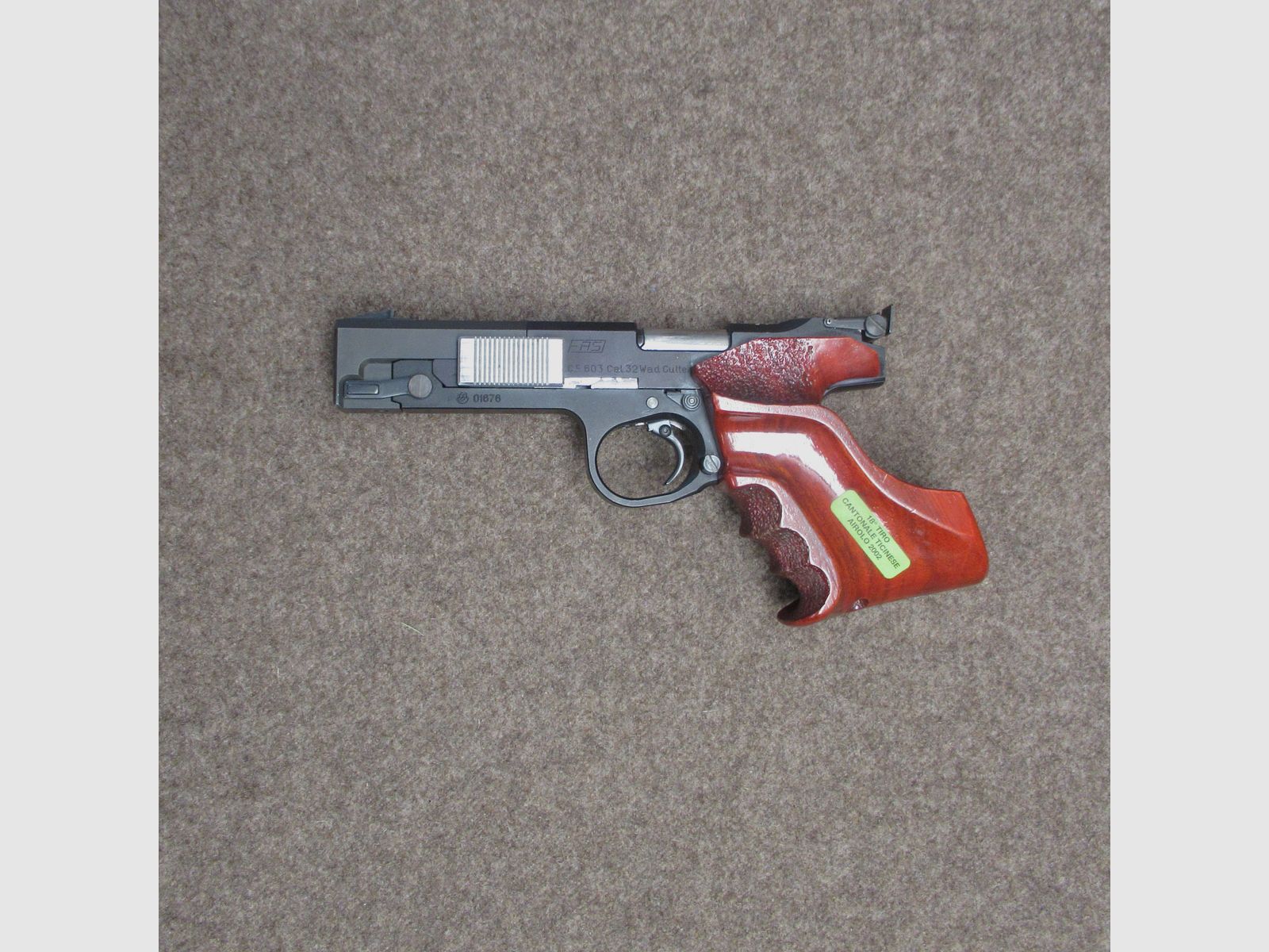 pistola FAS mod. C.F. 603 cal. .32 S&W long WC, immagine 2 di 3