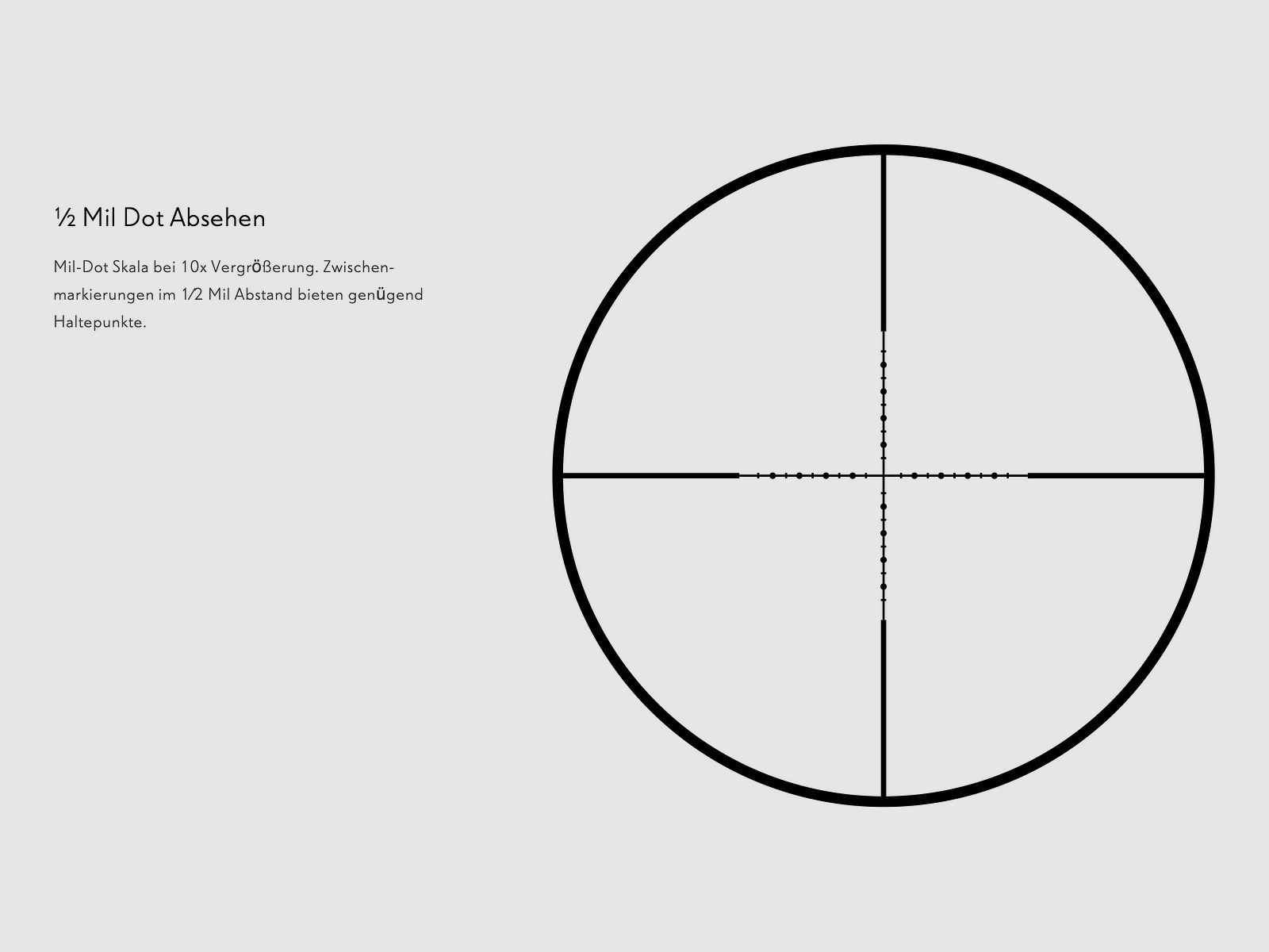 HAWKE 14160 Zielfernrohr VANTAGE SF 3-12x44 Half MIL DOT SFP
