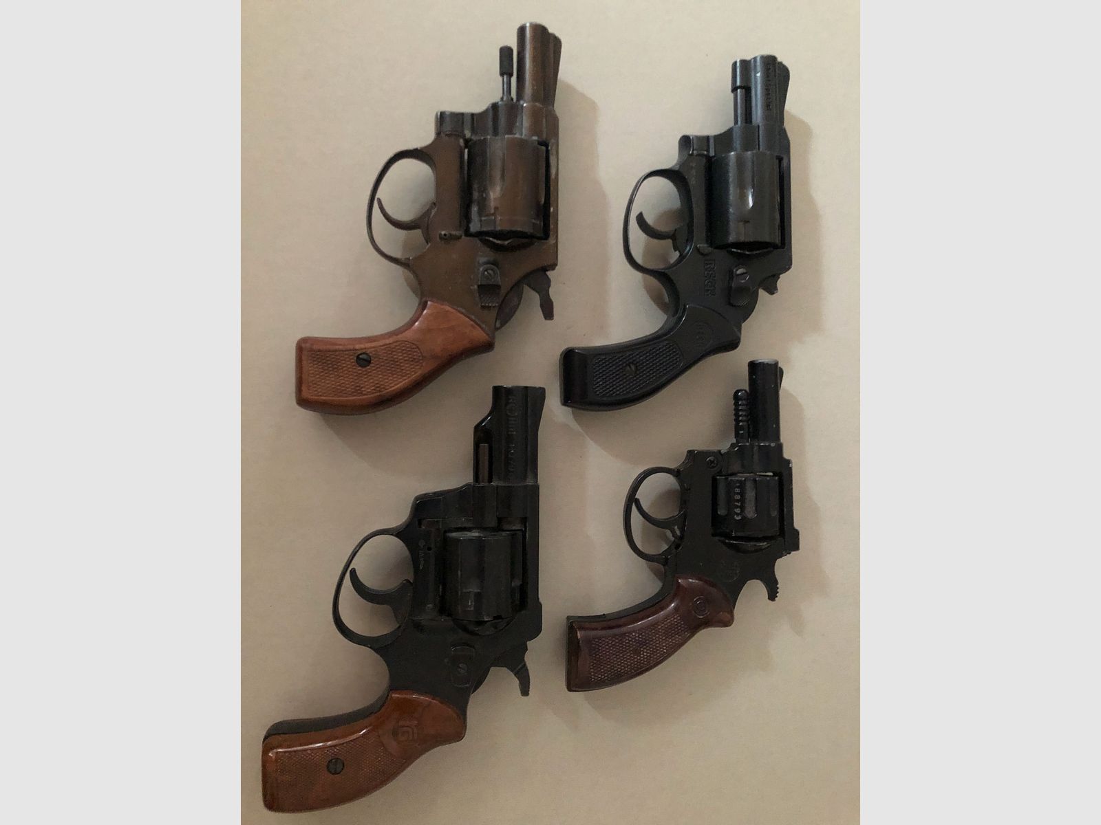 Konvolut Revolver Schreckschuss Röhm RG 79  Umarex 4,5mm & 9mm  Reck Chief Special