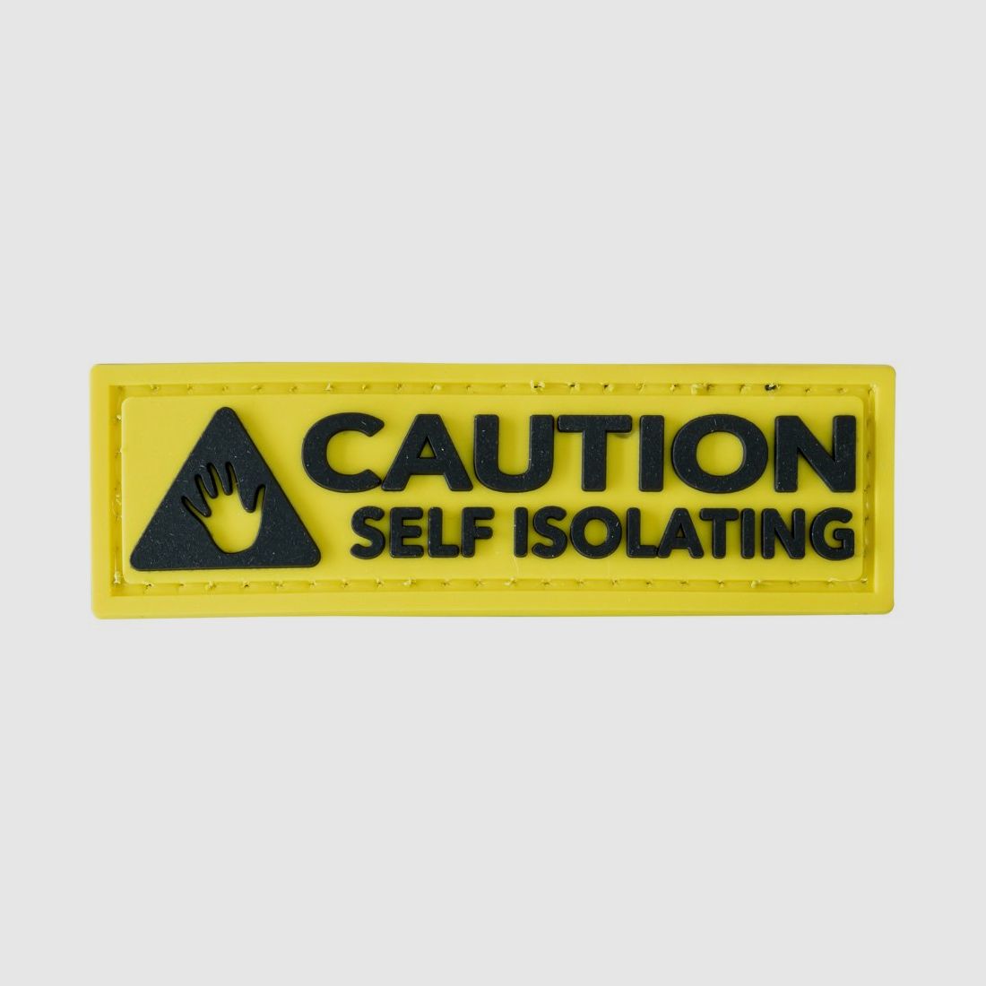 Caution Self Isolation Patch