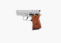 Zoraki 914-P Chrom graviert Schreckschuss Pistole 9 mm P.A.K.