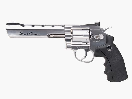 Dan Wesson 6" .177 Silver 4.5mm - Air Pressure Co2
