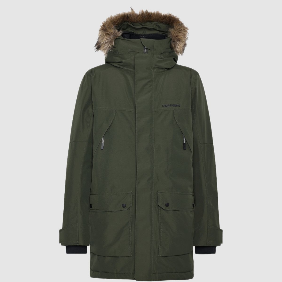 DIDRIKSONS Rick Parka Głęboka Zieleń