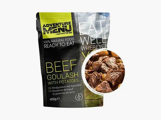 Adventure Menu Gulasch di Manzo con Patate Lesse
