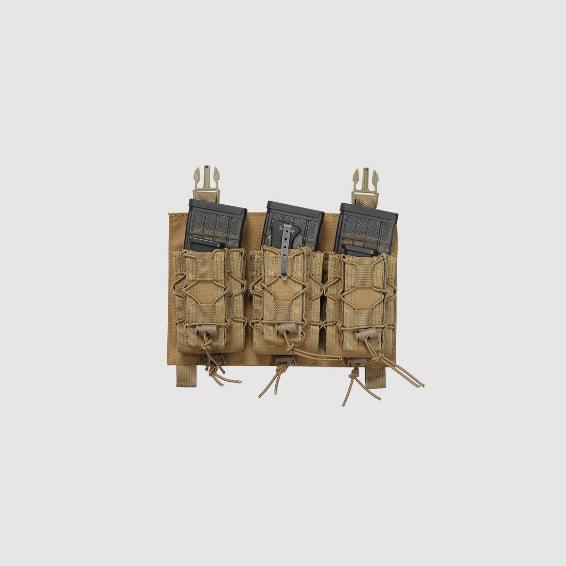 Buckle Up Speed Triple Rifle/Pistol Mag Pouch - Coyote
