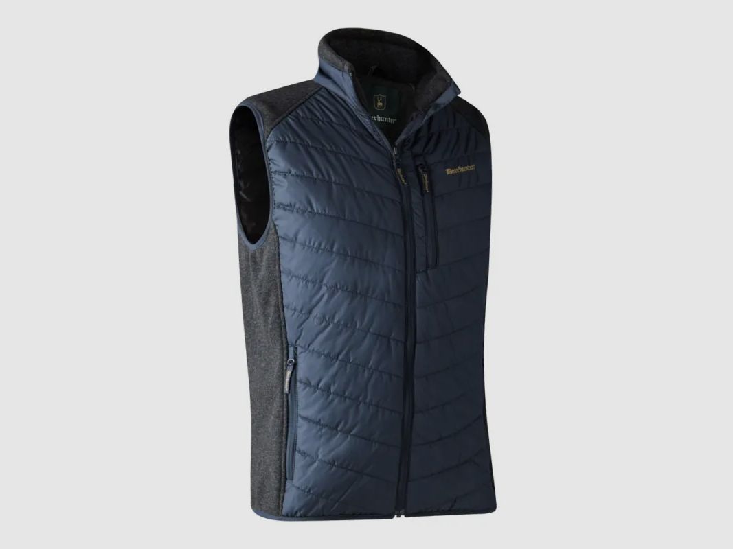 Deerhunter Moor marineblaues Polyester-Steppweste, Bild 2 von 15